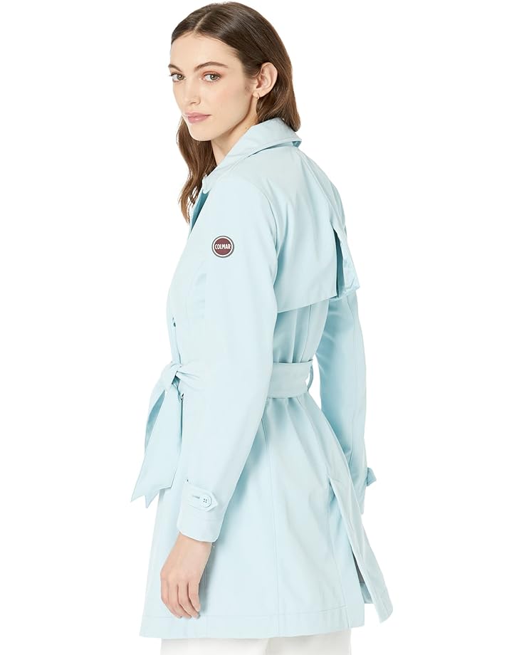 Куртка COLMAR Medium Length Softshell Waisted Belt Trench Jacket, цвет Starlight Blue