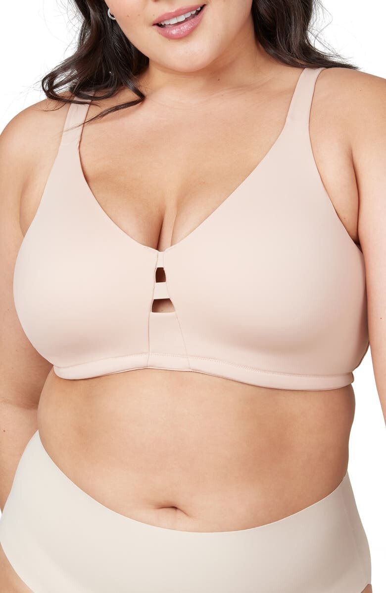 

Низкопрофильный мягкий бюстгальтер-минимайзер без косточек SPANX