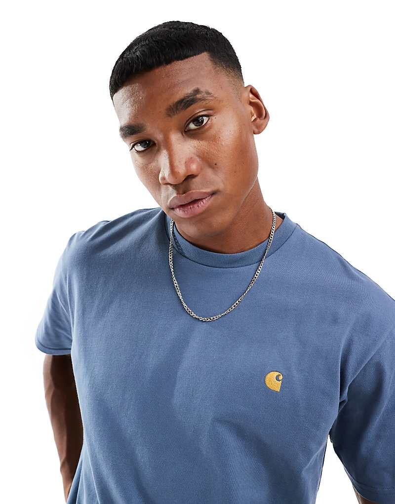 

Carhartt WIP – Chase – футболка в цвете Blaugrün