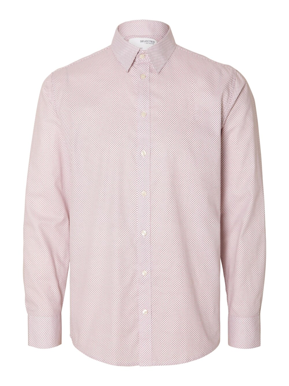 Рубашка узкого кроя на пуговицах SELECTED HOMME SOHO, розовый плавки шорты selected розовый