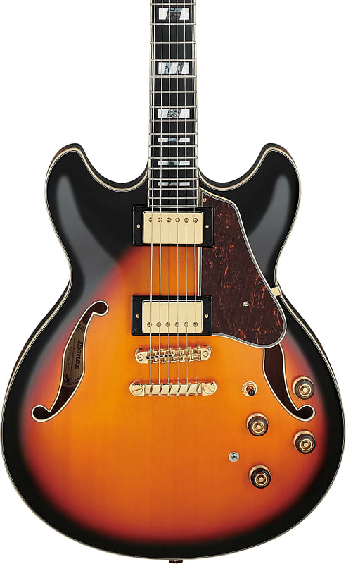 

Электрогитара Ibanez AS113 Artstar Semi-Hollow Body Electric Guitar, Brown Sunburst