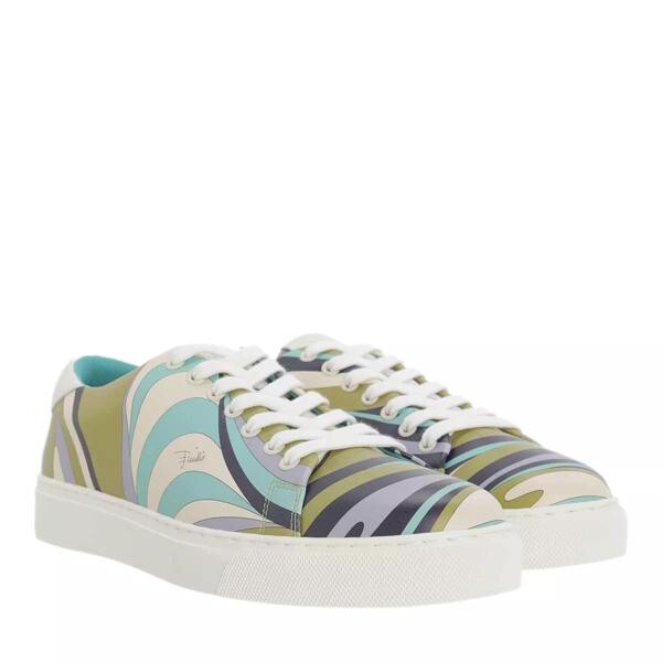 

Кроссовки sneakers calf leather navy/oliva Emilio Pucci, мультиколор