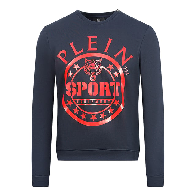 

Свитер Philipp Mariner с круглым логотипом Plein Sport, синий