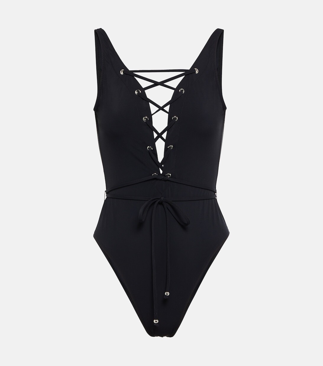 

Купальник на шнуровке ALAÏA, черный