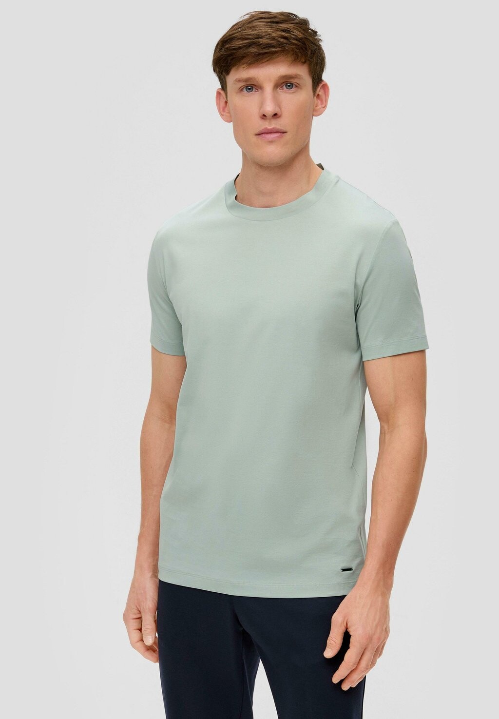 

Футболка базовая MIT CREW NECK s.Oliver BLACK LABEL, цвет salbeigrün