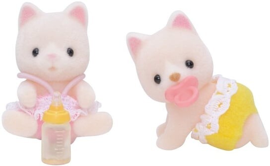 

Sylvanian Families, коллекционные фигурки, набор близнецов Silky Cat