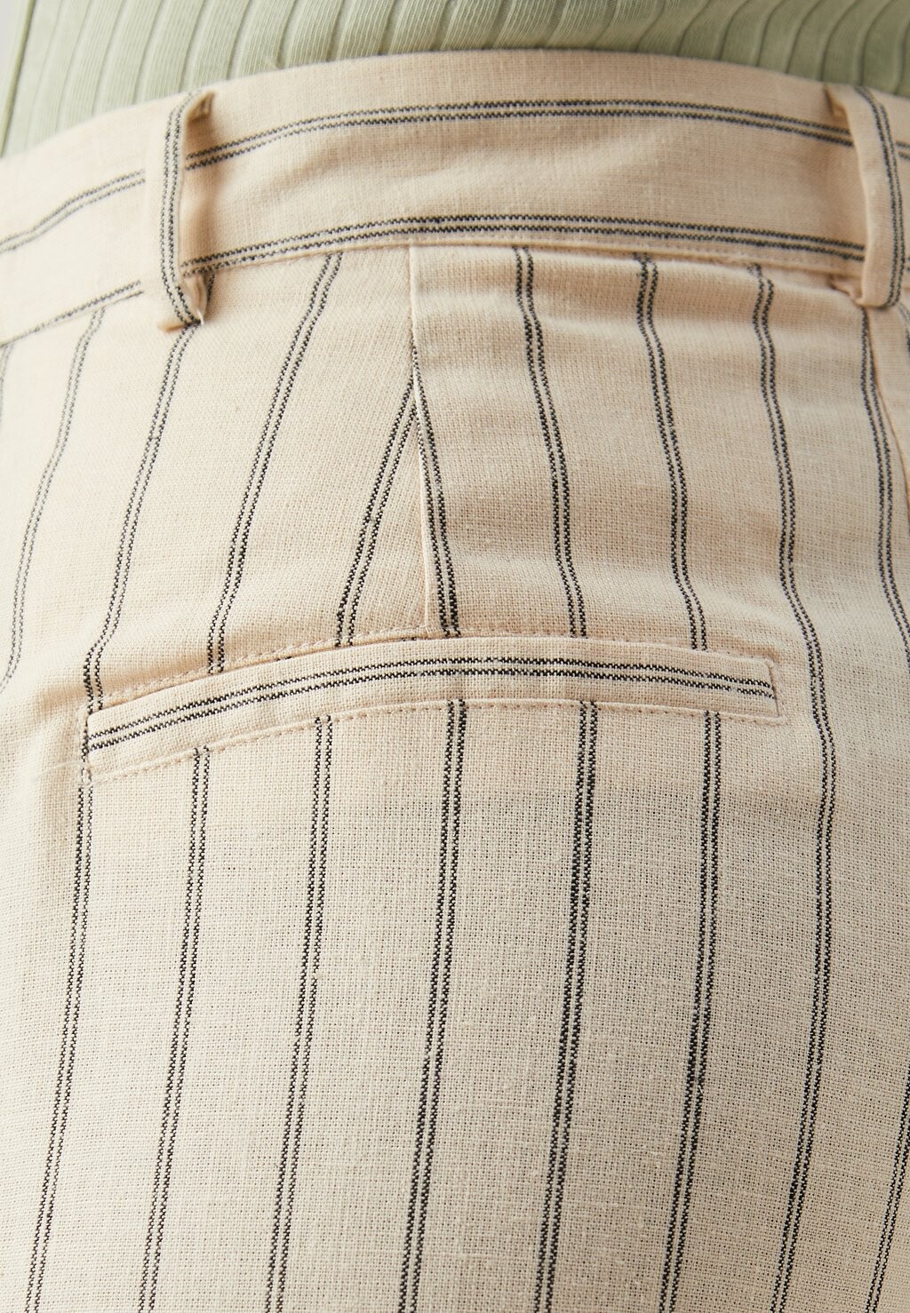 

Брюки из ткани Slfhilda Wide Pin Stripe Selected, песочная ракушка