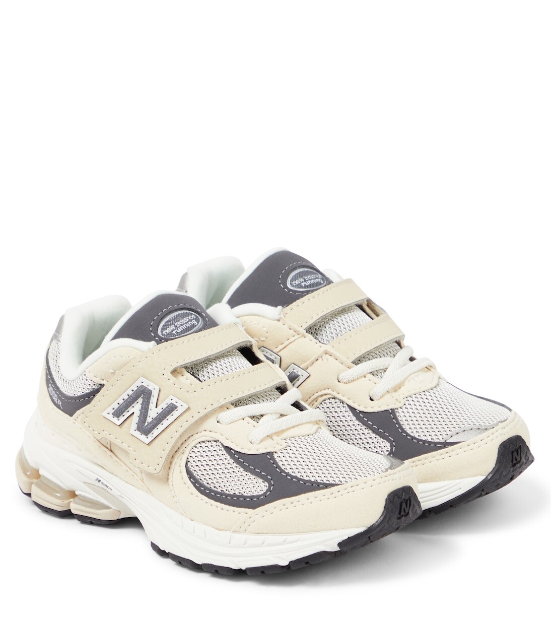 

Кроссовки 2002-го года на липучке New Balance, бежевый