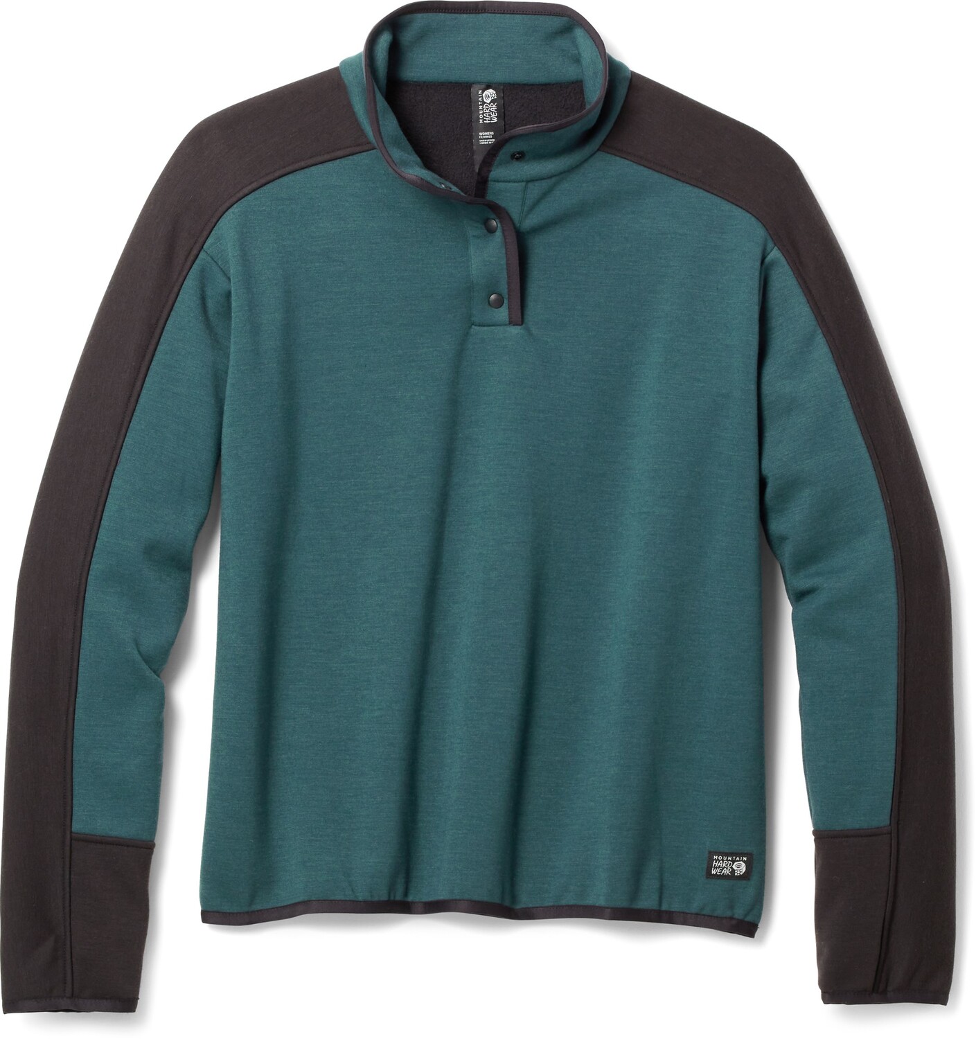 

Пуловер Camplife с застежкой на воротник, женский Mountain Hardwear, зеленый