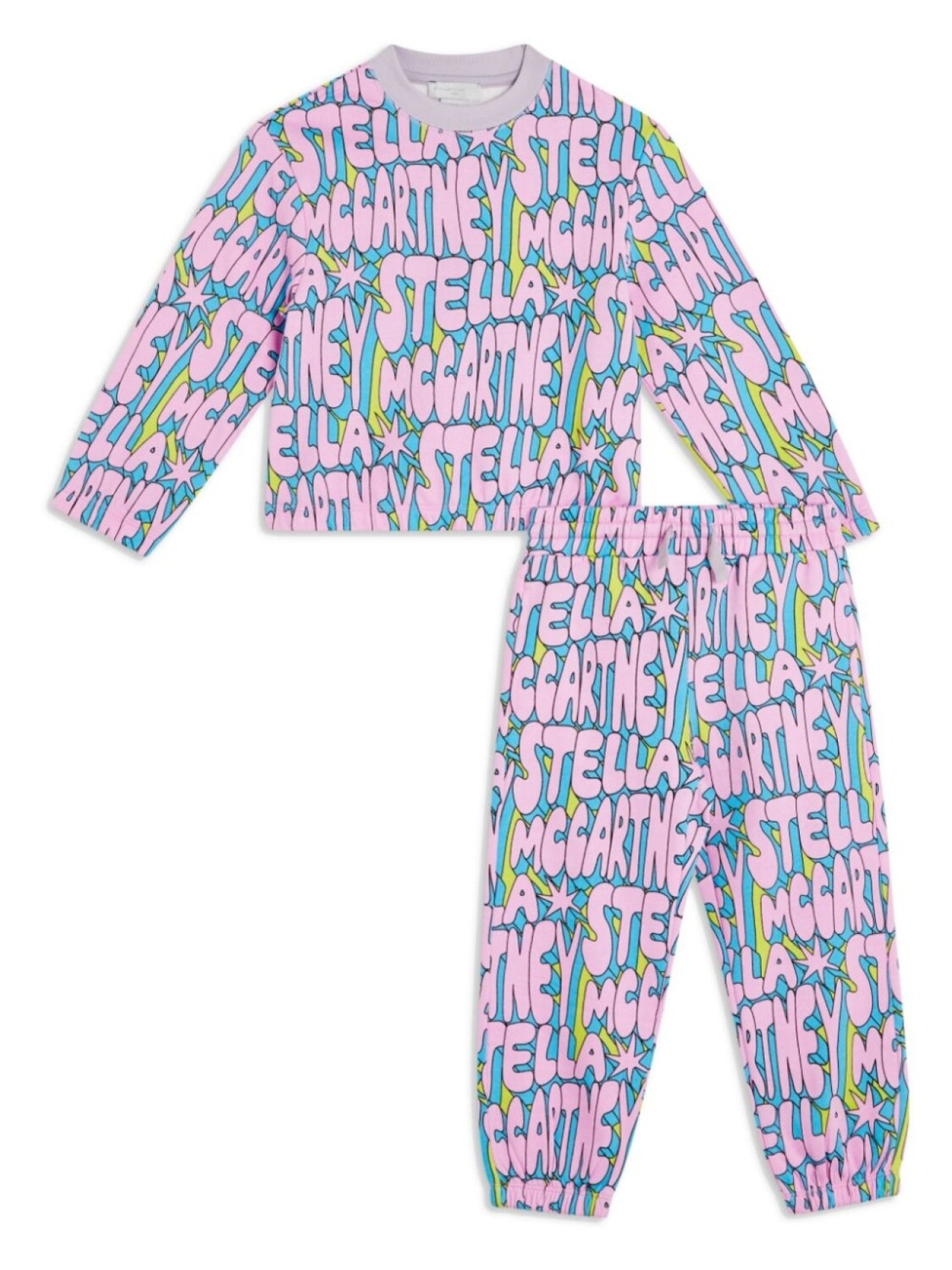 

Stella McCartney Kids флисовый спортивный костюм, розовый