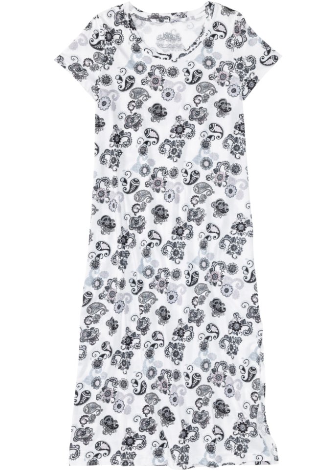 Ночная рубашка Bpc Bonprix Collection, белый цена и фото