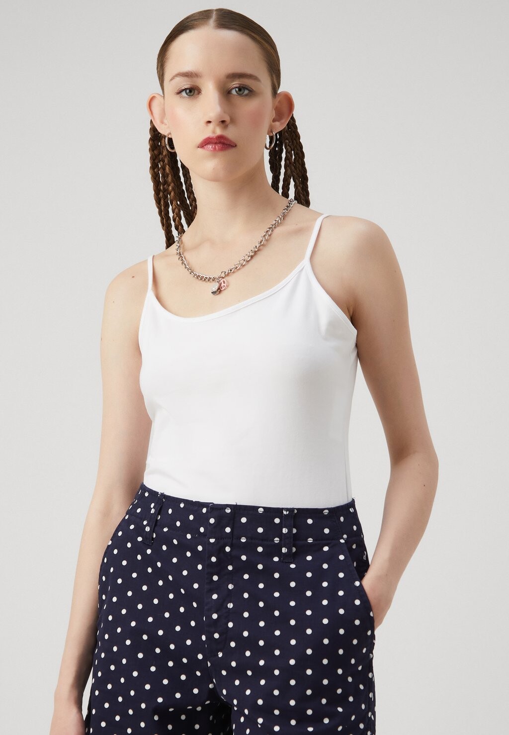 

Топ FITTED CAMI GAP, белый