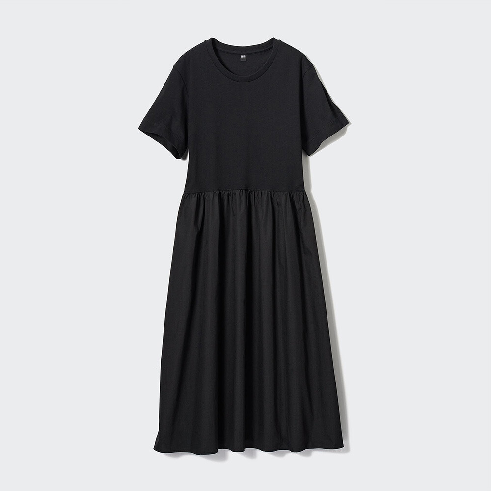 

Женское платье Uniqlo расклешенное, черный