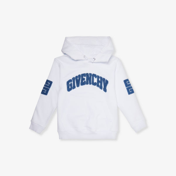 

Толстовка из смесового хлопка с фирменной аппликацией 6-12 лет Givenchy, белый