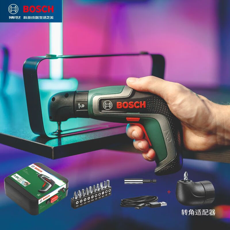 Отвертка аккумуляторная Bosch IXO7 с боковой насадкой