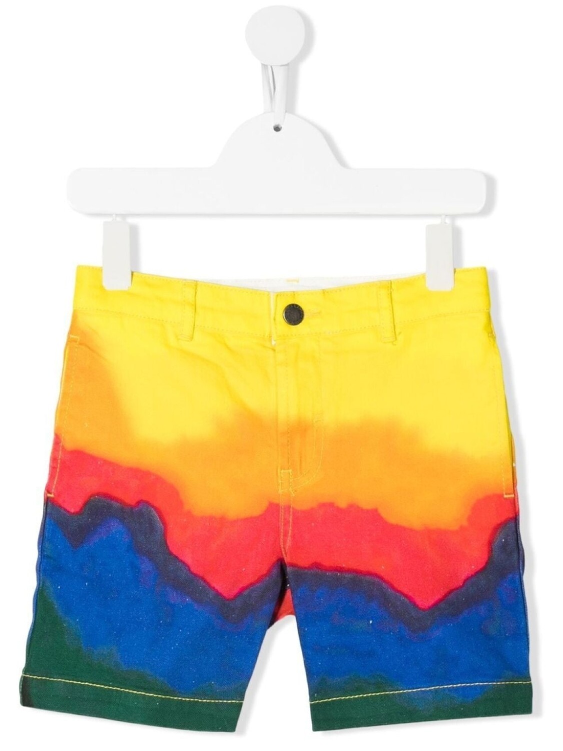 

Stella McCartney Kids шорты с графичным принтом, желтый