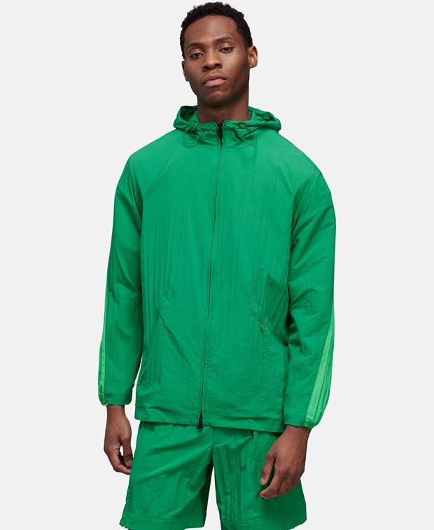 Беговая куртка adidas, зеленый Adidas