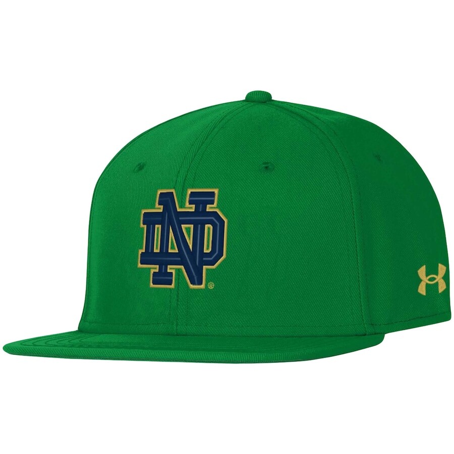 

Бейсболка Under Armour Notre Dame Fighting Irish, зеленый