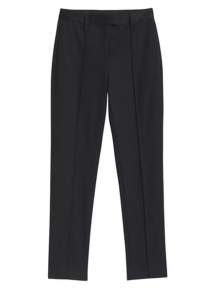 

Прямые шерстяные брюки Blaine Rag & Bone, черный