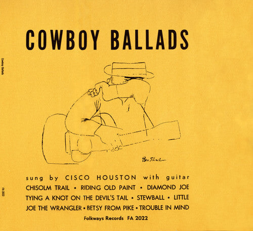 

CD диск Cisco, Houston: Cowboy Ballads