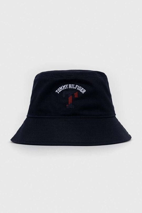 

Детская хлопковая шапка Tommy Hilfiger, темно-синий