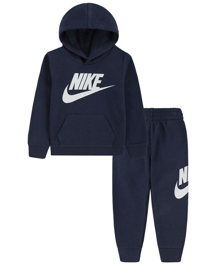 

Комплект из пуловера и спортивных штанов для новорожденных Boys Club Nike, черный
