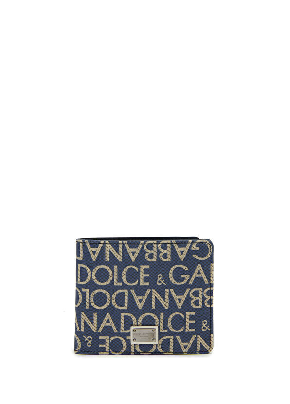 

Мужской кошелек с логотипом Dolce&Gabbana, синий