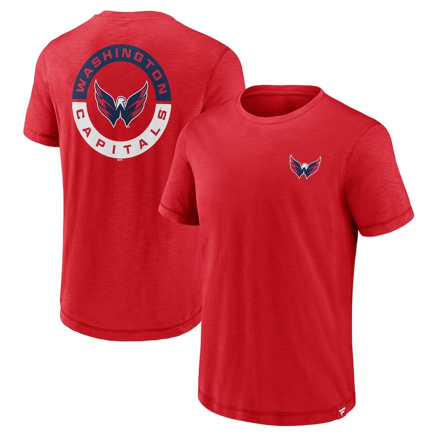 

Футболка с коротким рукавом Fanatics Branded Washington Capitals, красный
