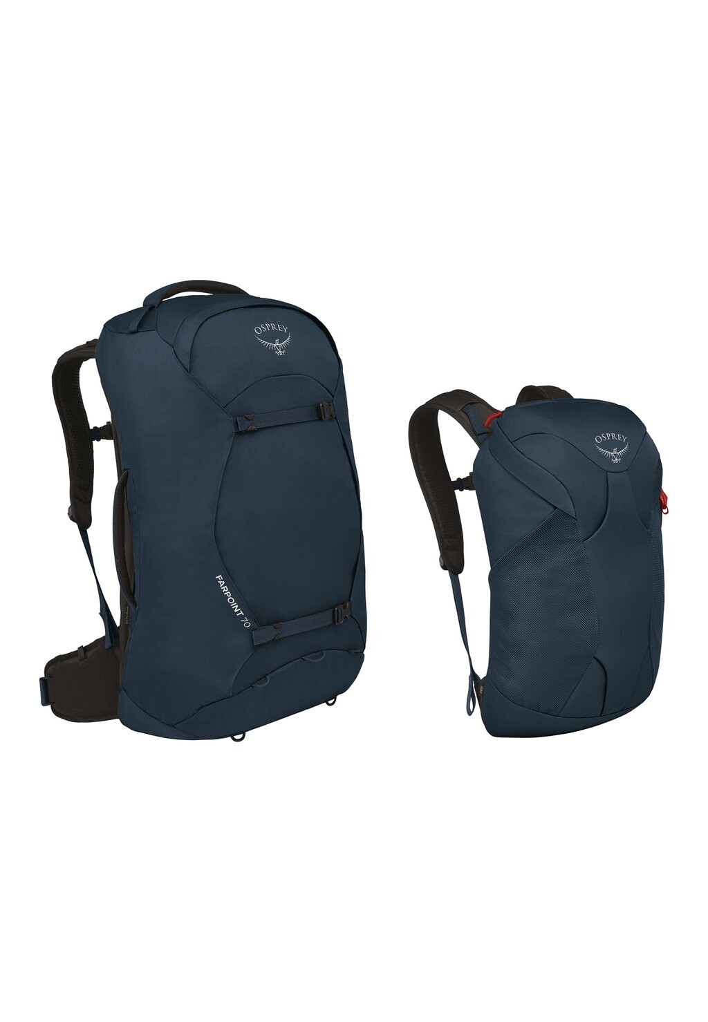 

Рюкзак FARPOINT 70 2 PACK Osprey, цвет muted space blue