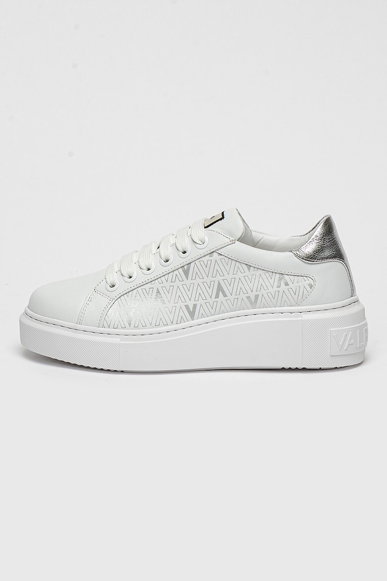 

Кожаные спортивные туфли с монограммой Valentino, белый
