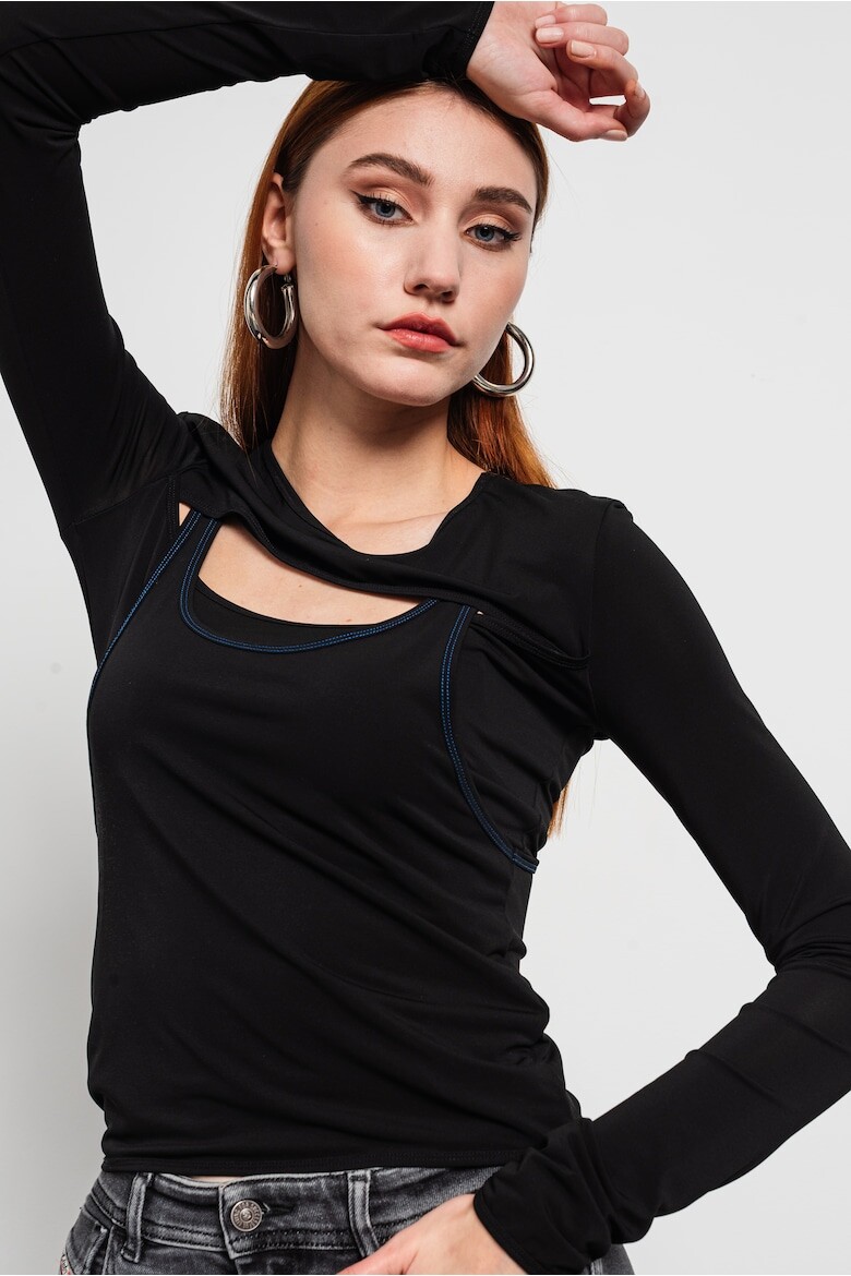 

Блузка Olay с дизайном 3 в 1 Diesel, черный