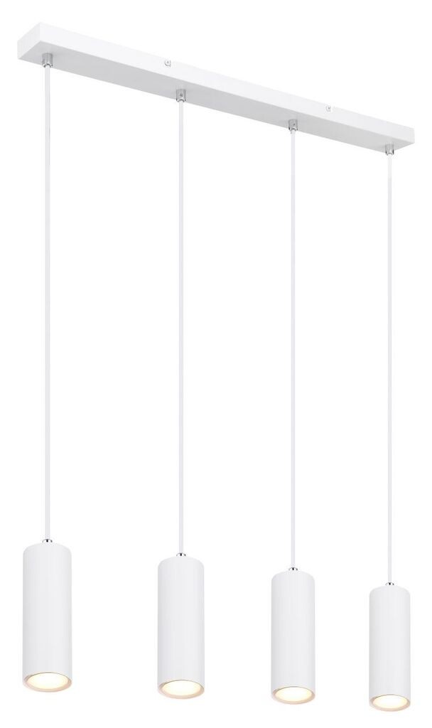 

Подвесной светильник Globo Lighting металл белый, металл белый, кабель ПВХ белый, ДхШхВ: 650x60x1200мм, 4x GU10 35Вт 230В