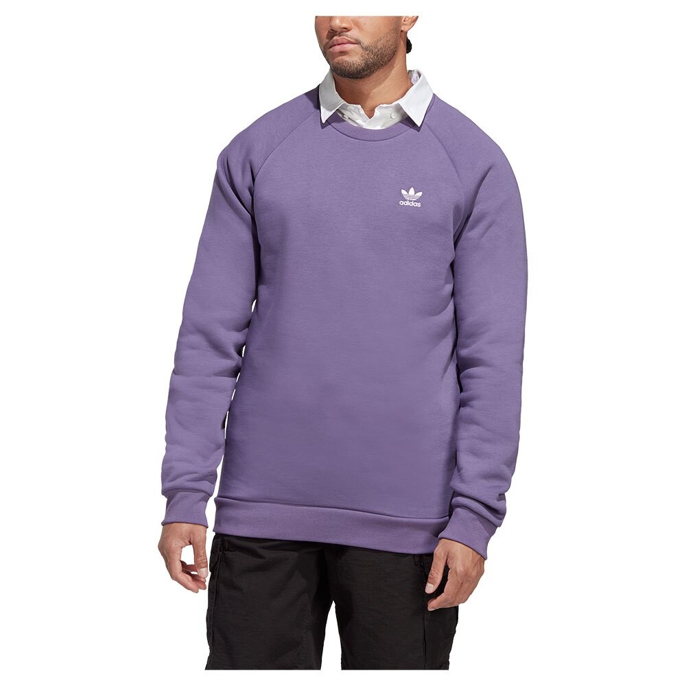 

Толстовка adidas Originals Trefoil Essentials Crewneck, фиолетовый