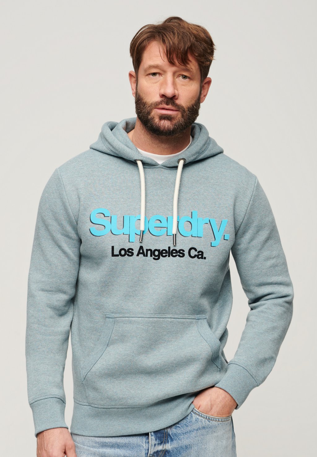 Толстовка CORE LOGO CLASSIC Superdry, цвет coastal blue grit