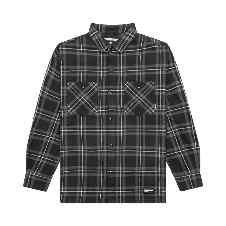 

Рубашка Neighborhood Tartan Check Long-Sleeve 'Black', черный