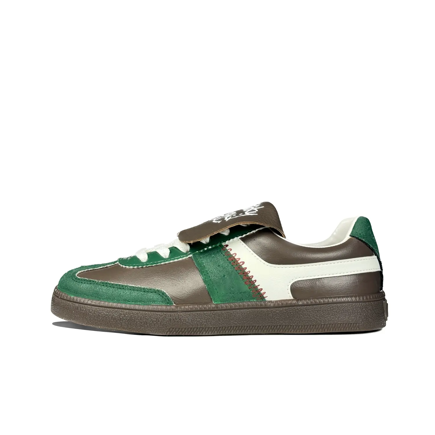 

Кроссовки LINING Yunchuan Skateboarding Shoes Women's Low-top Green, цвет Coffee