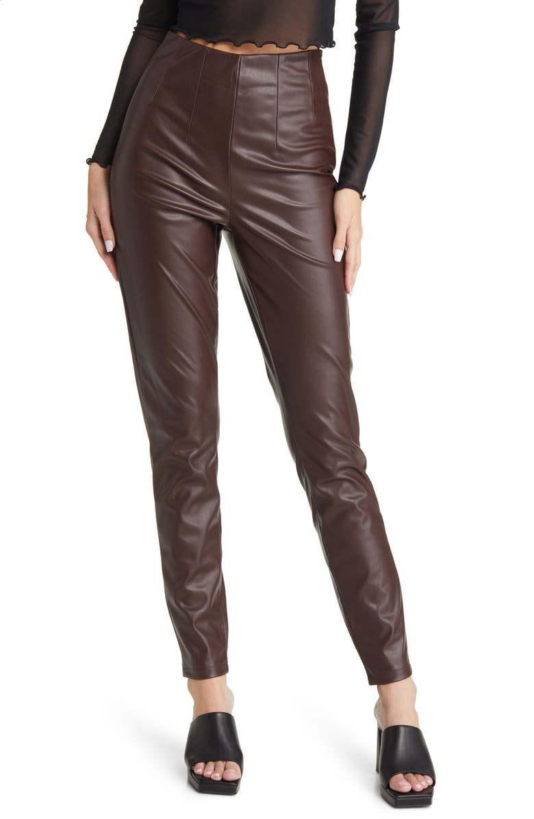 

Леггинсы Lana из искусственной кожи VERO MODA