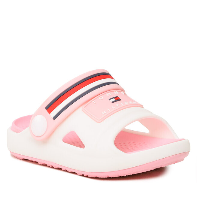 

Шлепанцы Tommy Hilfiger ComfySandal, розовый/белый