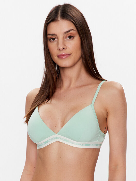 

Бюстгальтер без косточек United Colors Of Benetton, зеленый