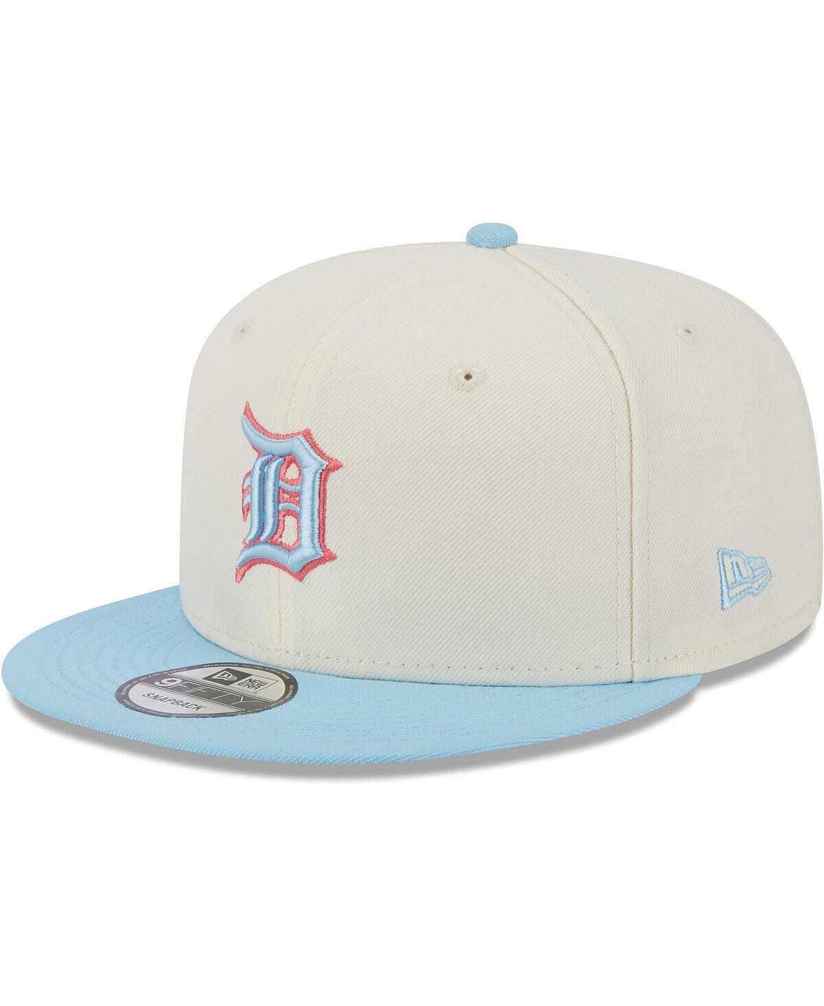 

Мужская бело-голубая бейсболка Detroit Tigers Spring Basic двухцветная кепка Snapback 9FIFTY New Era
