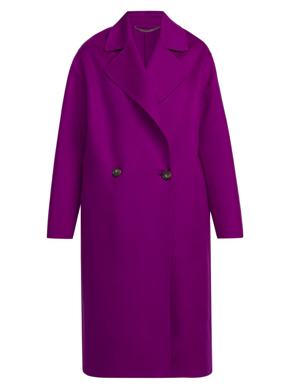 

Двустороннее шерстяное пальто Stella McCartney, фиолетовый