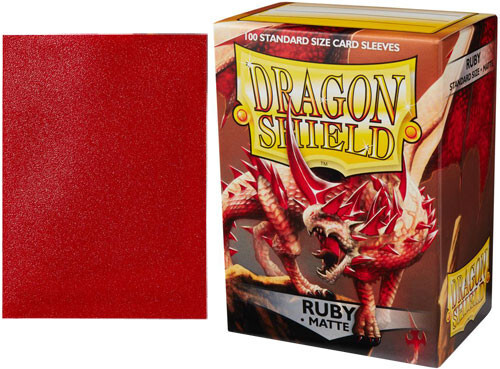 

Карточная игра Arcane Tinmen Dragon Shield Sleeves: Matte - Ruby (100)