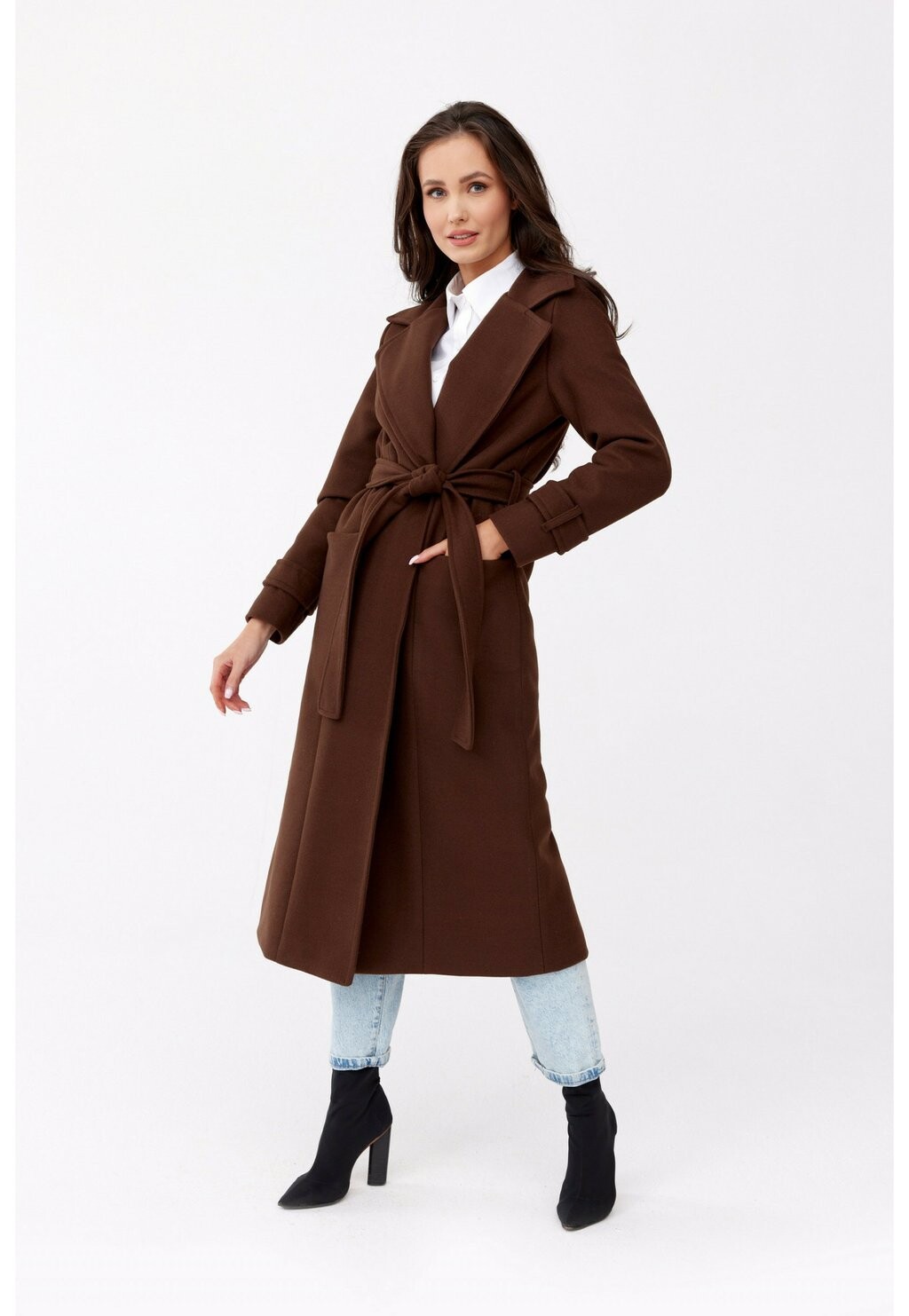 

Зимнее пальто SOVAN Roco Fashion, коричневый