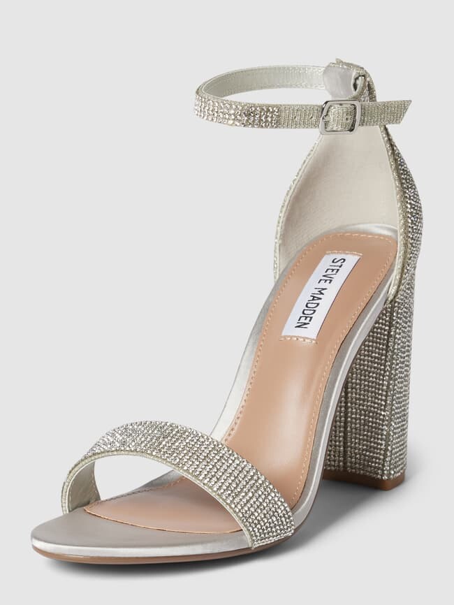 

Сандалии с отделкой стразами модель "CARRSON" Steve Madden, серебро