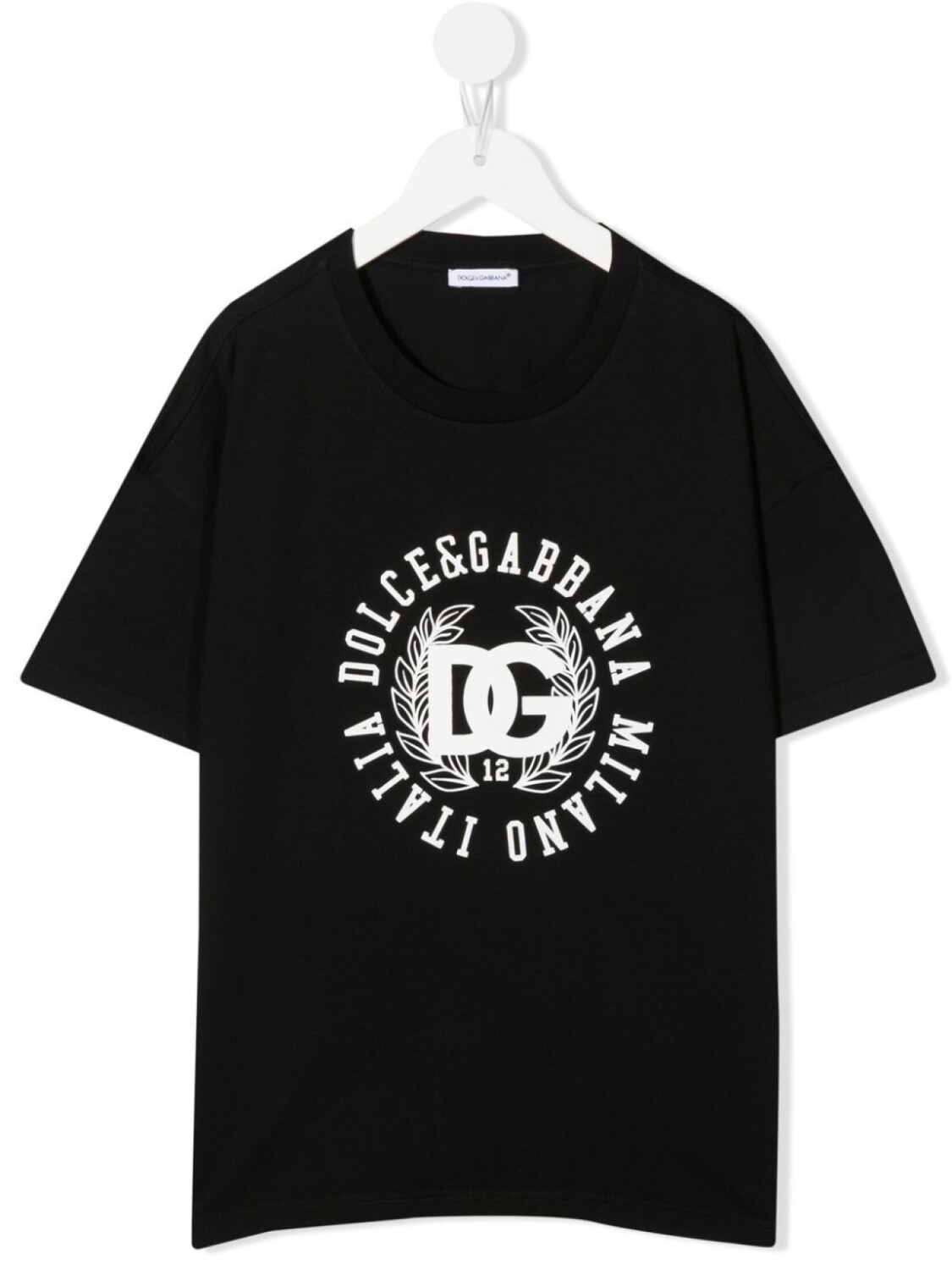 

Футболка с логотипом Dolce & Gabbana Kids, черный