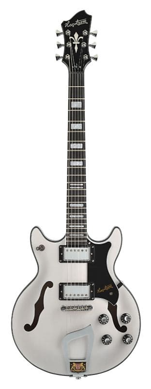 

Электрогитара Hagstrom Alvar Compact Semi-Hollow Body. Swedish Frost Gloss Finish