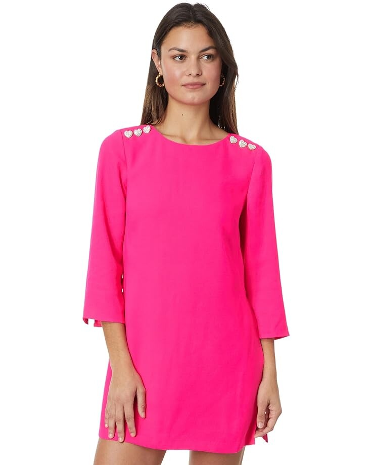 

Платье Lilly Pulitzer Annwyn Long-Sleeve Romper, розовый
