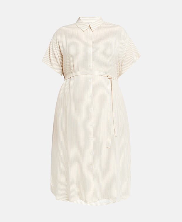 

Платье-рубашка на талии Vero Moda Curve, цвет Tan