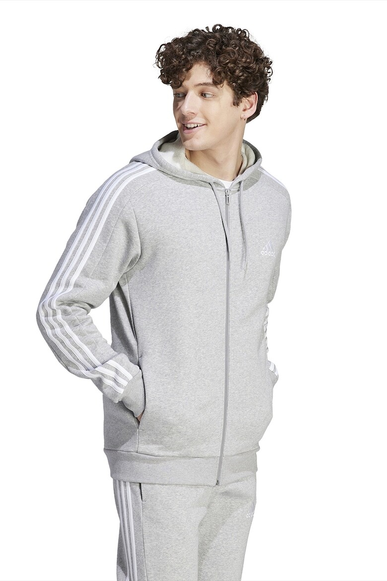 

Толстовка на молнии с боковыми карманами Adidas Sportswear, серый