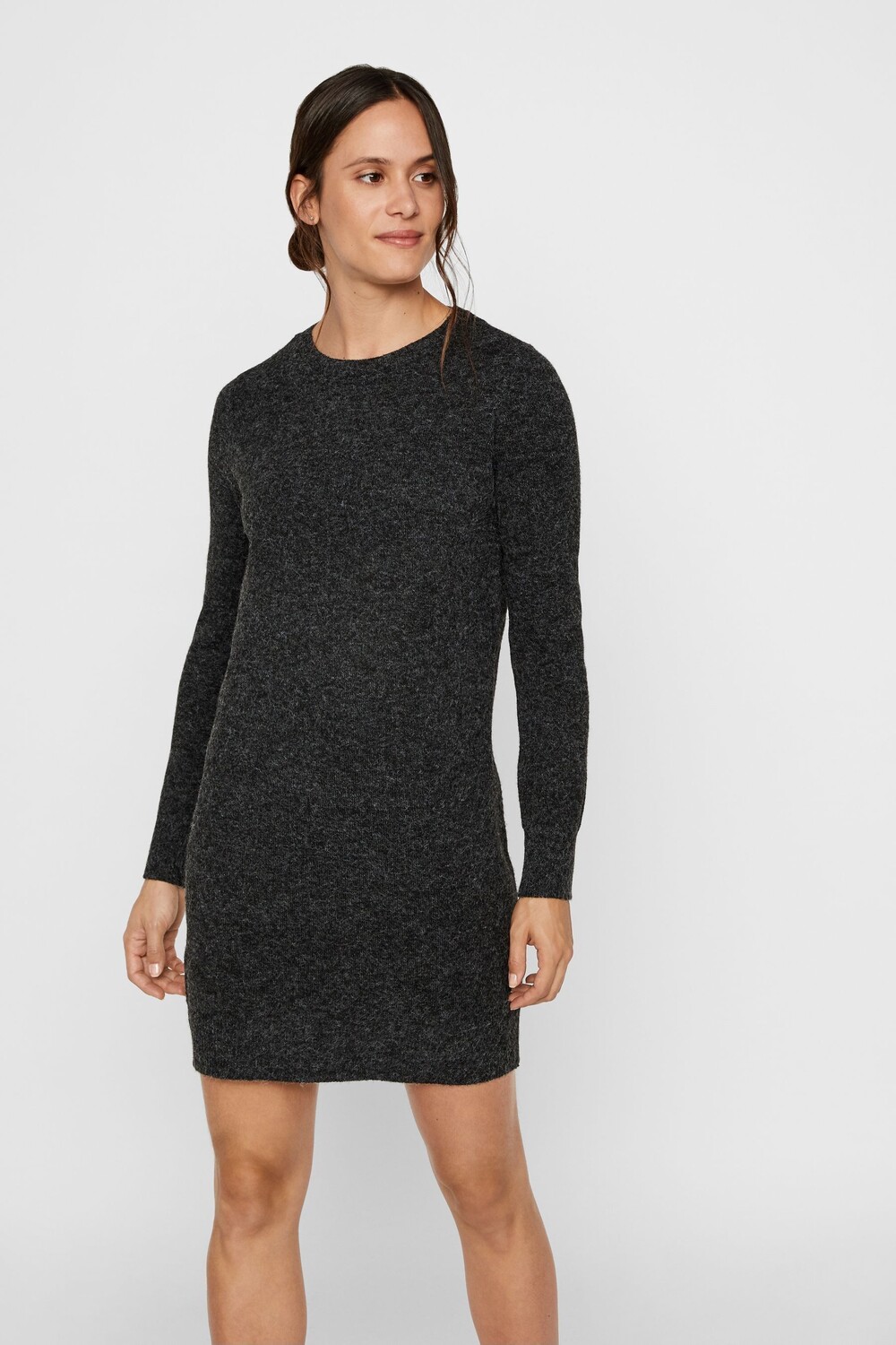 

Теплое платье-свитер Vero Moda с длинными рукавами VERO MODA, черный